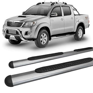 Imagem de Estribo Hilux 2005 a 2015 OVAL OBLONGO GRAFITE C/D