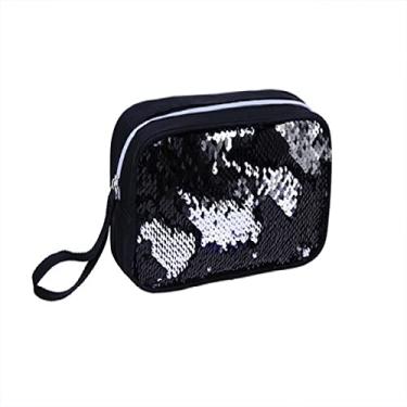 Imagem de Estojo Paetê Girls Muda De Cor Prata