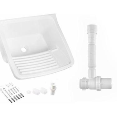 Imagem de Tanque Plástico 15L Tq0 Astra + Sifão Copo Sanfonado Ssuc