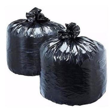 Imagem de Saco De Lixo Reforçado Preto 30 Litros Com 1500 Unidades