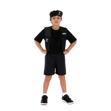 Imagem de Fantasia Policial Tropa Pop Infantil Sulamericana