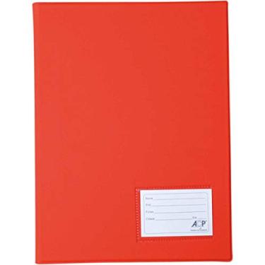 Imagem de Pasta Catálogo PVC c/ 20 envelopes médio ACP Vermelho - Ref. 132