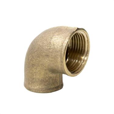 Imagem de Cotovelo Redução 3/4 X 1/2 Em Latão Amarelo