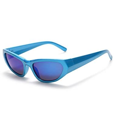 Imagem de Óculos de sol polarizados femininos masculinos design espelho esportivo de luxo vintage unissex óculos de sol masculinos motorista tons óculos uv400,18, como mostrado