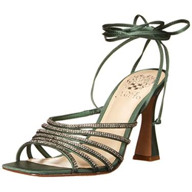 Imagem de Vince Camuto Sandália feminina Rebitin com cadarço e salto alto, Verde travesso, 35