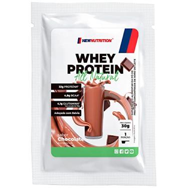 Imagem de Sachê Whey Protein Concentrado All Natural 30g Chocolate NewNutrition