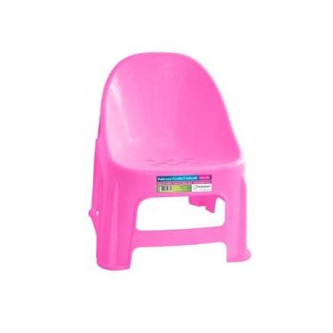 Imagem de Cadeira Poltrona Infantil Educativa De Plástico Confort Rosa - Paramou