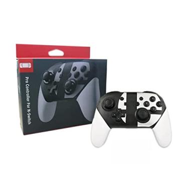 Imagem de Controle Bluetooth sem fio T4 Pro para Nintendo Switch/lite/oled, controle Switch Pro com vibração, IBMKIDS (Branco)