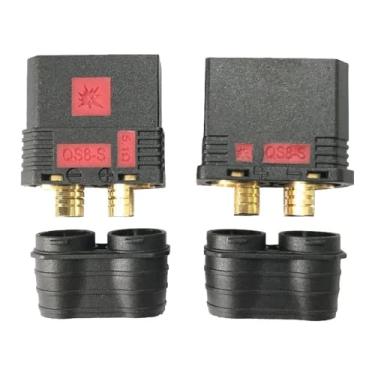 Imagem de Conector de bateria pesada 5 pares QS8-S conector banhado a fogo carro elétrico e plugue de alta potência do motorista RC