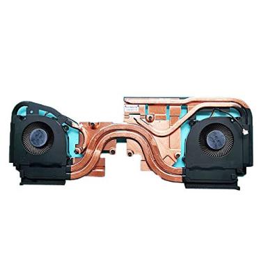 Imagem de Dissipador de calor laptop CPU GPU FAN para CLEVO PB50 PB50ED PB50EF PB50ER PB50RD PB50RF Z8 GX8 ZX8