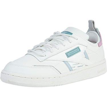 Imagem de Reebok Lifestyle Club C Ree: Dux, Chalk/Green Slate/Jasmine Pink, 9 B (M)