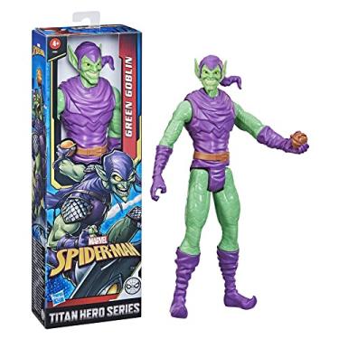 Imagem de Marvel, Boneco Goblin Titan Hero, Duende, Verde e roxo