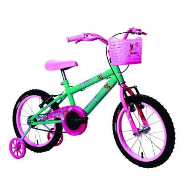 Bicicleta Infantil Free Action Aro 16 Kiss - Rosa