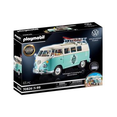 Imagem de Playmobil Volkswagen T1 De Acampamento Edição Especial 70826 - Sunny
