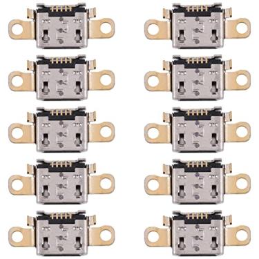 Imagem de HUANGYUNCHAO Acessórios telefônicos 10 PCs Carregando Connector de porta para Amazon Kindle Fire Substituição do telefone celular