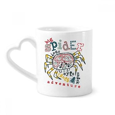 Imagem de Caneca Discover World Spider Adventure com estampa de aventura café cerâmica copo de coração de vidro