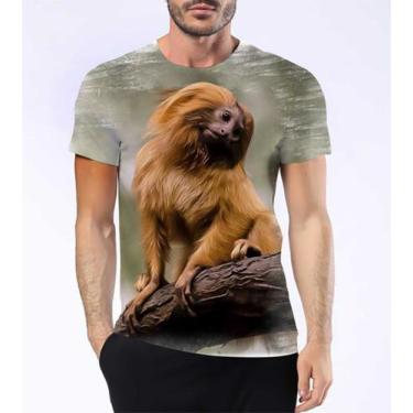 Imagem de Camisa Camiseta Mico Leão Dourado Primata Mata Atlântica 6 - Estilo Kr