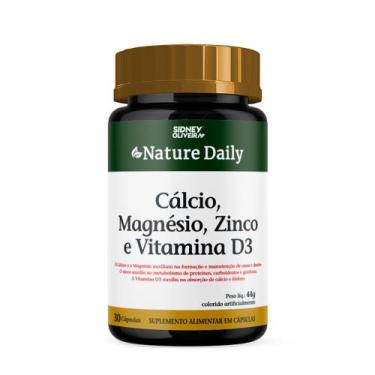 Imagem de Cálcio+ Magnésio + Zinco + Vitamina D3 30 Cápsulas - Sidney Oliveira