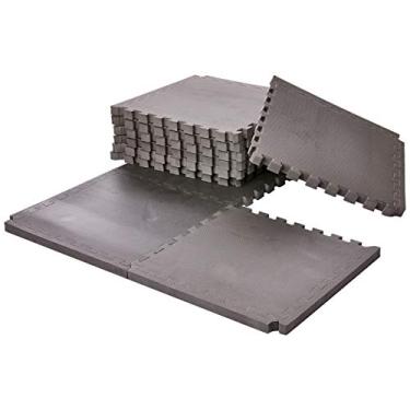 Imagem de Tatame EVA Preto Conjunto com 10 Unidades 50cm x 50cm x 3cm