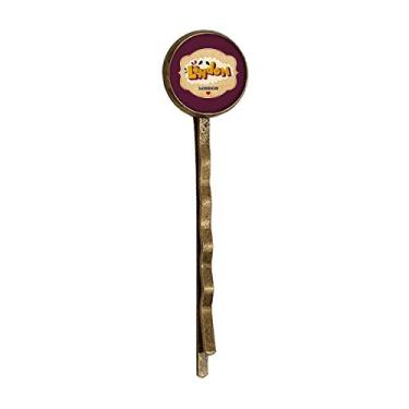 Imagem de Umbrella UK London Stamp British Retro Metal Hair Bobby Pin Headwear