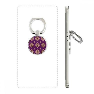 Imagem de Kingdom Golden Purple Art Illustration Suporte de anel de telefone Suporte de argola ajustável