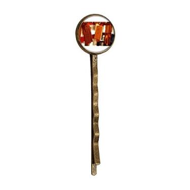 Imagem de Chinês Style Blessing Board Fotografia Retro Metal Hair Bobby Pin Headwear