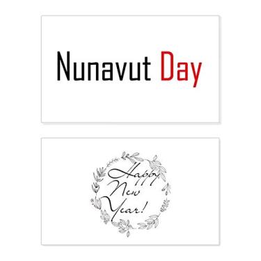 Imagem de Celebrate Nunavut Day Canada Blessing New Year Festival Greeting Card Bless Message Gift