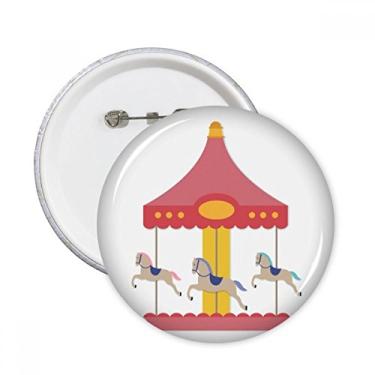 Imagem de Emblema colorido para decoração de parques de museu de carrossel com emblema, 5 peças