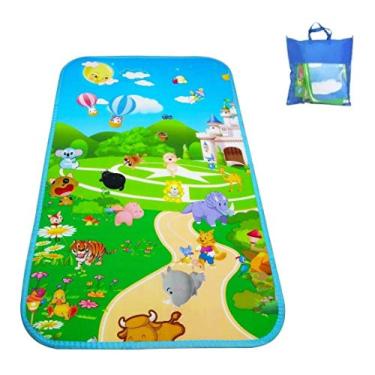 Imagem de Tapete De Atividade Infantil Menina Térmico Antialérgico Com Bolsa