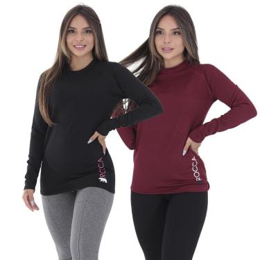 Imagem de Kit 2 Blusas Femininas Segunda Pele Térmica Peluciada Diversas Cores-Feminino