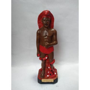 Imagem de Imagem Exu Cobra Escultura Gesso Estatua 20 cm