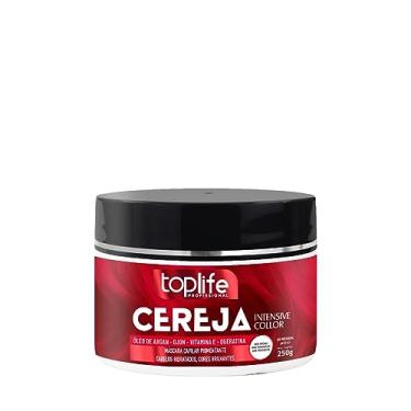 Imagem de Máscara Capilar Pigmentante Vermelho Cereja Toplife Profissional 250g