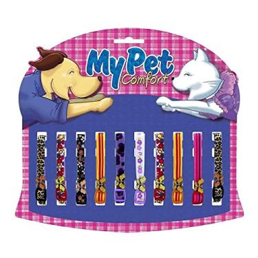 Imagem de MY PET BRASIL Coleira Para Gato Display De Coleiras Para Gatos Coleira Com Pingente Borboleta Coleiras Multicolor Com 10 Unidades Tamanho Único