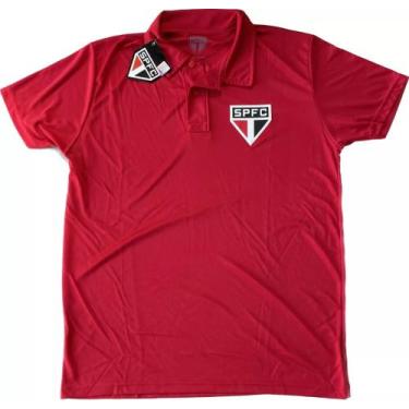 Imagem de Camisa Polo Sport São Paulo Vermelho - Oficial - Spfc