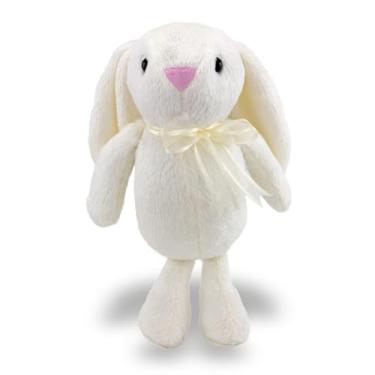 Imagem de Coelhinho de Pelúcia Fofinho Decoração Quarto Bebê 27cm (Baunilha)