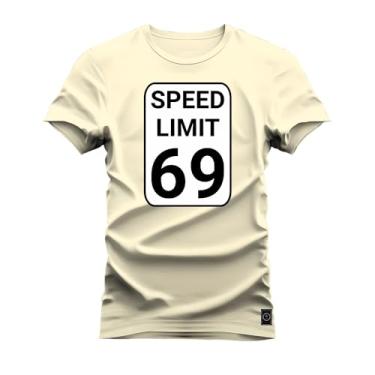Imagem de Camiseta Shirt Premium 30.1 Algodão Estampada Speed Limited Perola G