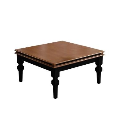 Imagem de Mesa de Centro Manchester 2039 Linz Móveis - Preto/Imbuia Glazer