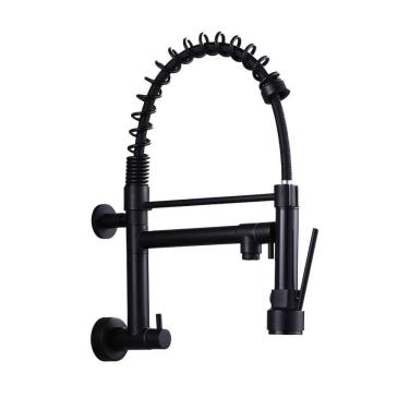 Imagem de Torneira Gourmet 50cm Preta De Parede Belcca Tg50p-pl