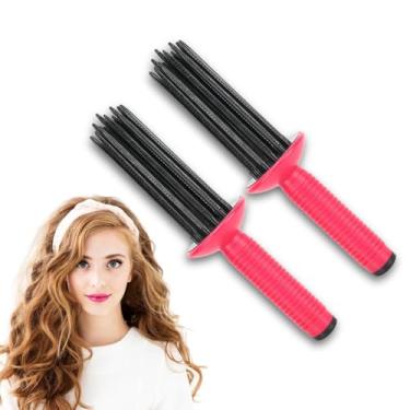 Imagem de Venda Louca Escova de cabelo redonda portátil com 17 pentes, escova de cabelo profissional, uso anti-pessoal, salão de cabeleireiro para casa