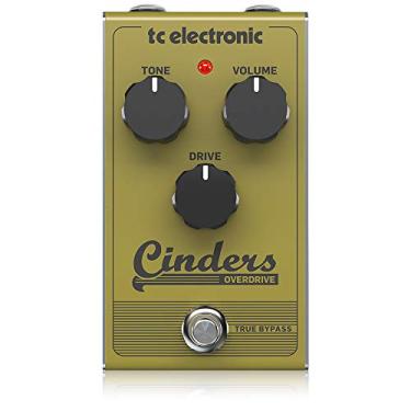 Imagem de TC Electronic Overdrive tipo tubo CINDERS Overdrive com sensação extremamente responsiva e expressiva