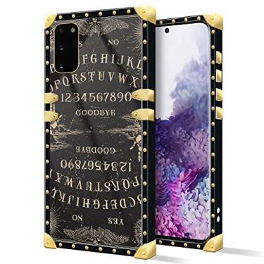 Imagem de DAIZAG Compatível com Samsung Galaxy S20, B Witchy Ouija Board Case Luxo Elegante Mulheres Meninas Metal Decoração Canto Clássico Retro Soft TPU Capa para Samsung Galaxy S20