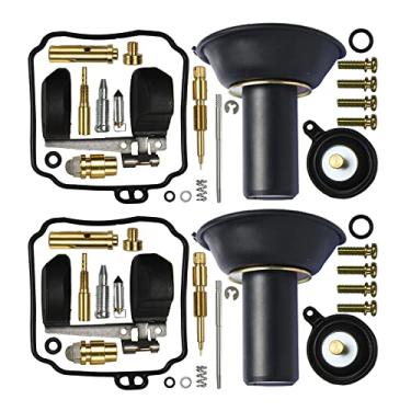 Imagem de HIIOLE Kit de reparo de carburador para v-star 650 1998-2014 xvs650 xvs65a tablete650 classic 2009-2013 xv250 1995-2007 XVS400 carburador, Oumij01