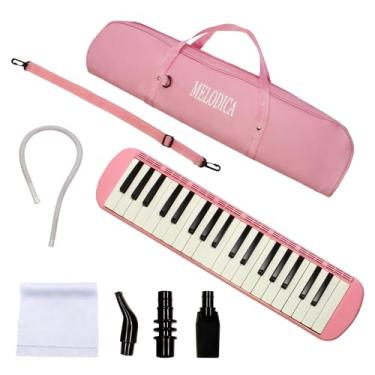 Imagem de YCXYQ Rosa - 37 teclas melódica instrumento profissional piano ar estilo soprano teclado harmônio instrumento adequado para iniciantes e amantes de música instrumentos portáteis, YCXYQUS0026