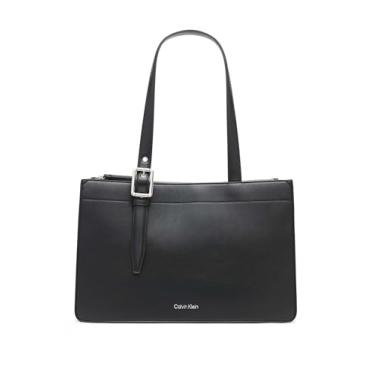 Imagem de Calvin Klein Bolsa Organizacional Havana Novelty, Preto/Prata Sólida, One Size