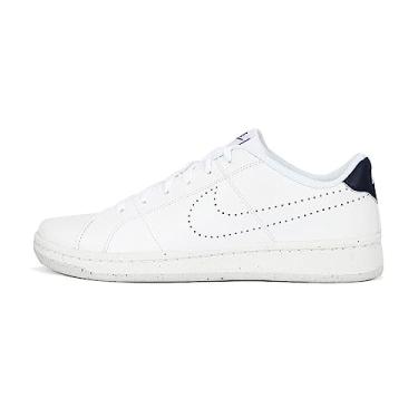 Imagem de Nike Tênis masculino Court Royale 2 NN Fitness Workout Athletic and Training, Branco/Midnight Navy White, 7 UK (8 US)