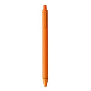 Imagem de Canetas Rollerball de tinta gel, caneta de escrita retrátil para prensagem de tinta preta, caneta esferográfica suave para estudantes, adultos, escrita à mão, notas, material (Tan)