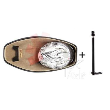 Imagem de Forração Honda Pcx 150 Forro Baú 16 18 Bege + 1 Antena - Jaspe Ateliê,