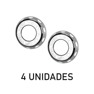 Imagem de Calota Americana Dianteira Pneu s Câmara Aro 22,5 - 4 Un - Fabbof