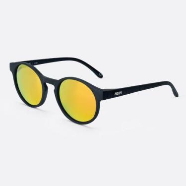 Imagem de Óculos HUPI Fly Preto - Lente Dourada Espelhada, Preto
