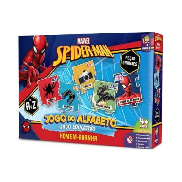 Imagem de Jogo Educativo Alfabeto Homem Aranha Marvel Mimo Toys - 1998